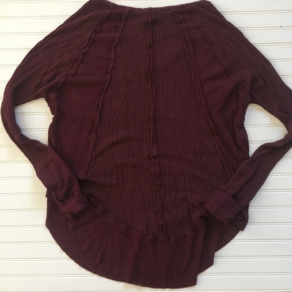 Free People We The Free Catalina thermal plum S - Picture 3 of 4